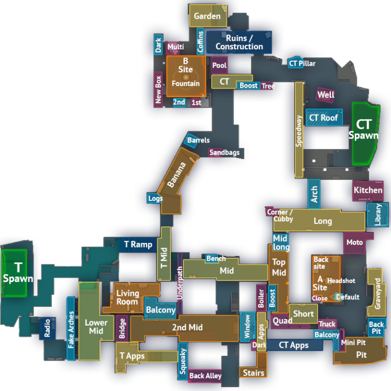 All Csgo Callouts Detailed Map Overviews