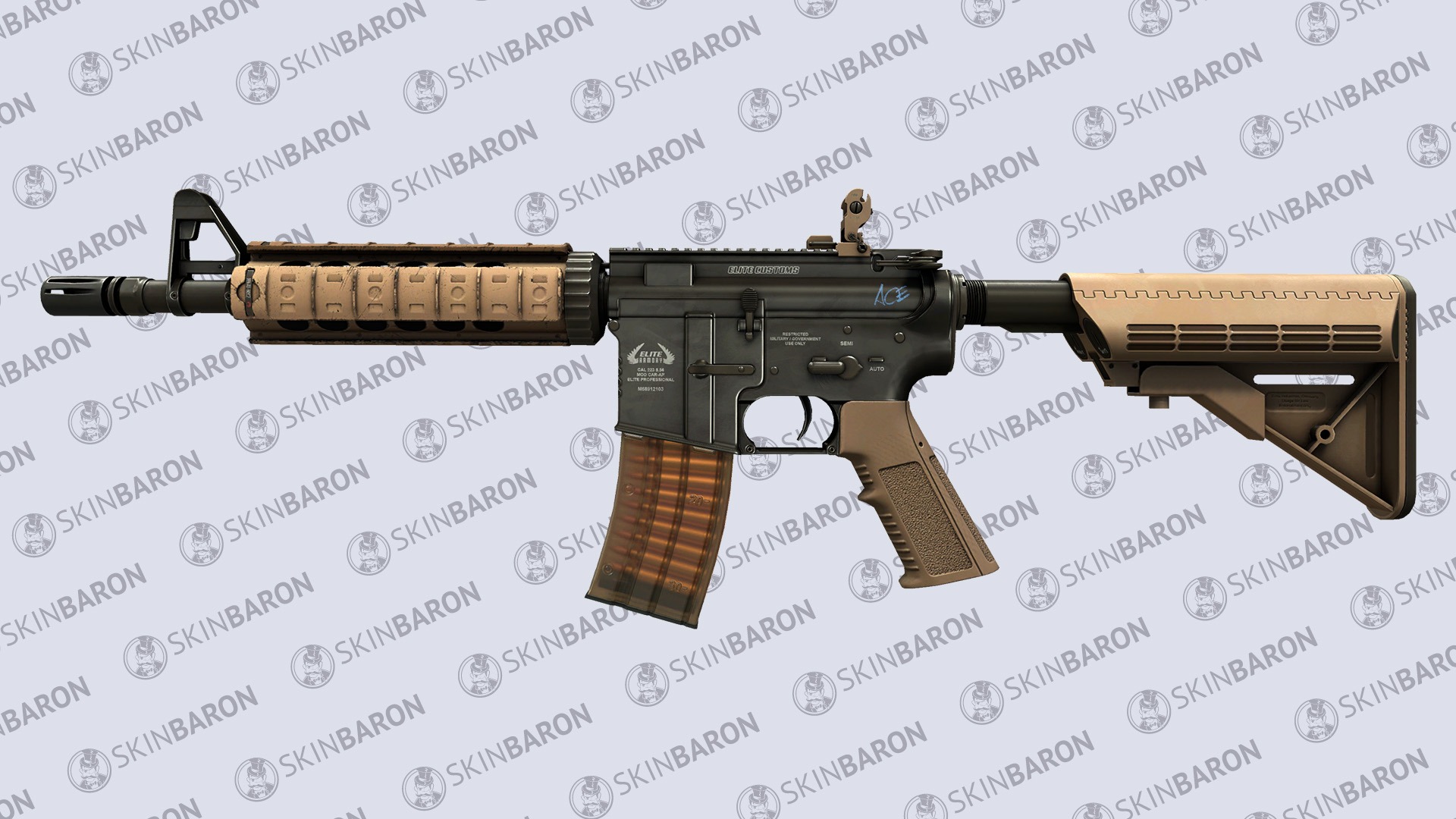 Counter-Strike 2 M4A4 Poly Mag SkinBaron