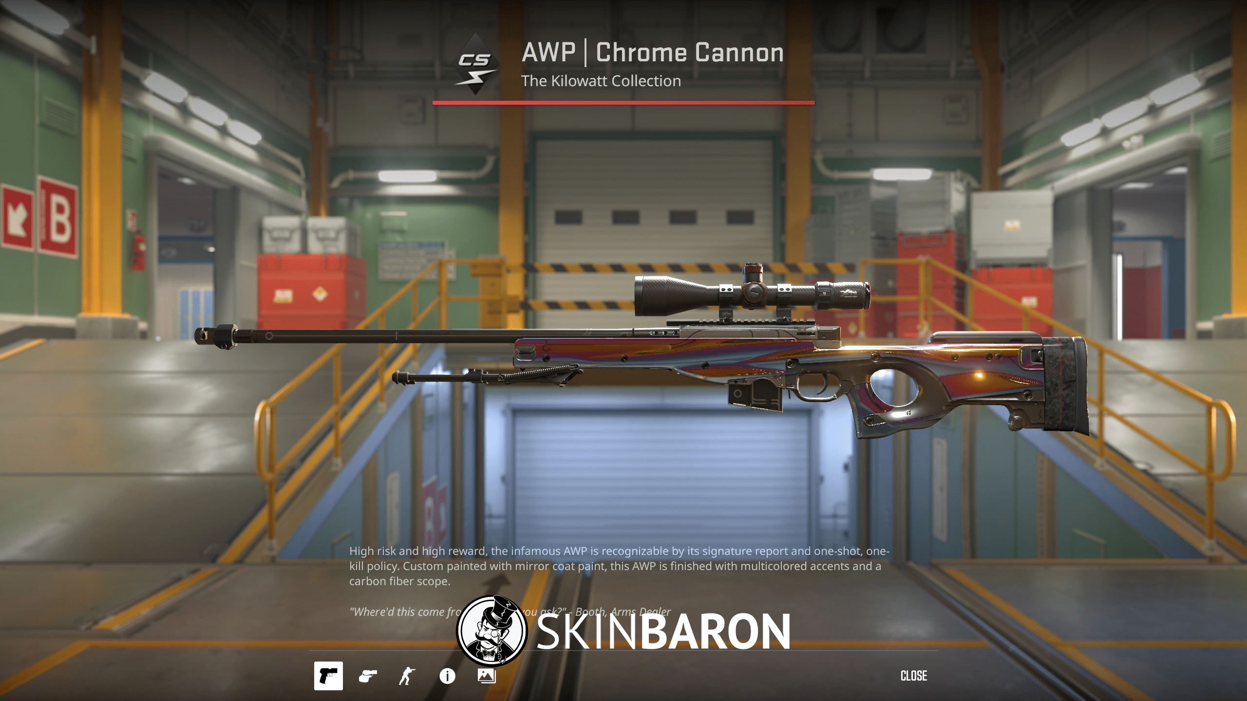 AWP | Chrome Cannon - Kilowatt Case