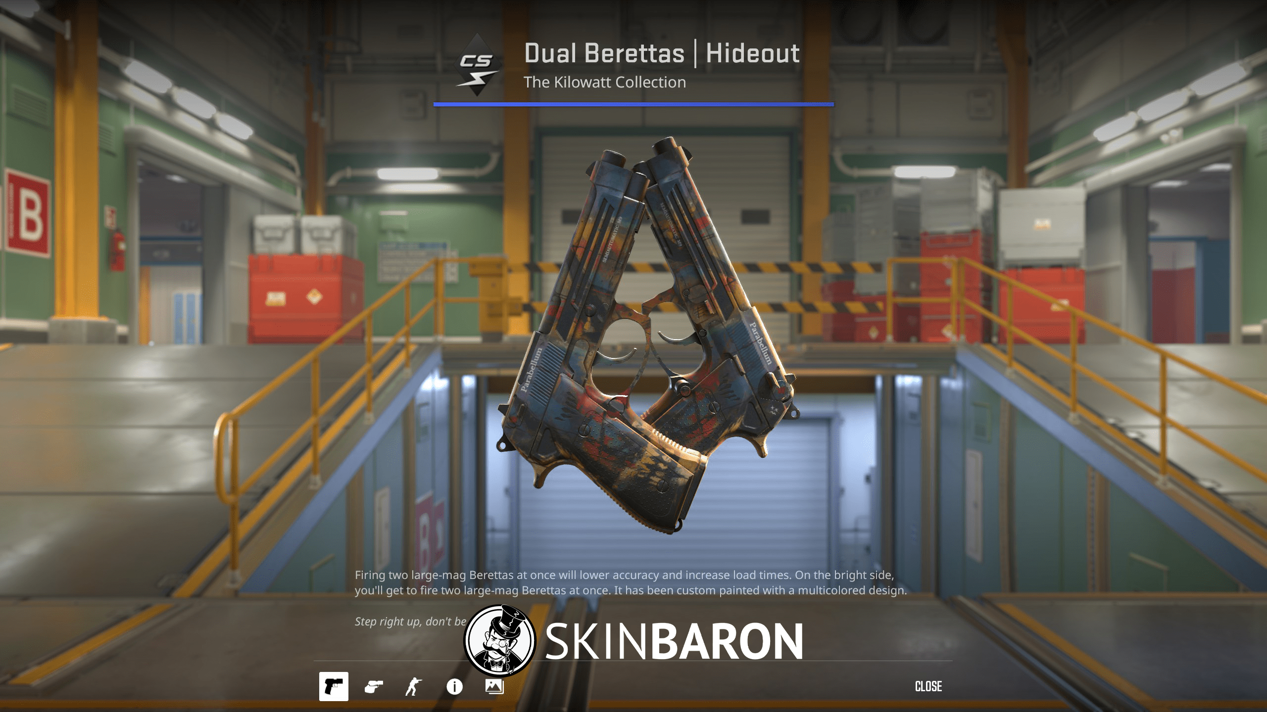 Dual Berettas | Hideout - Kilowatt Case