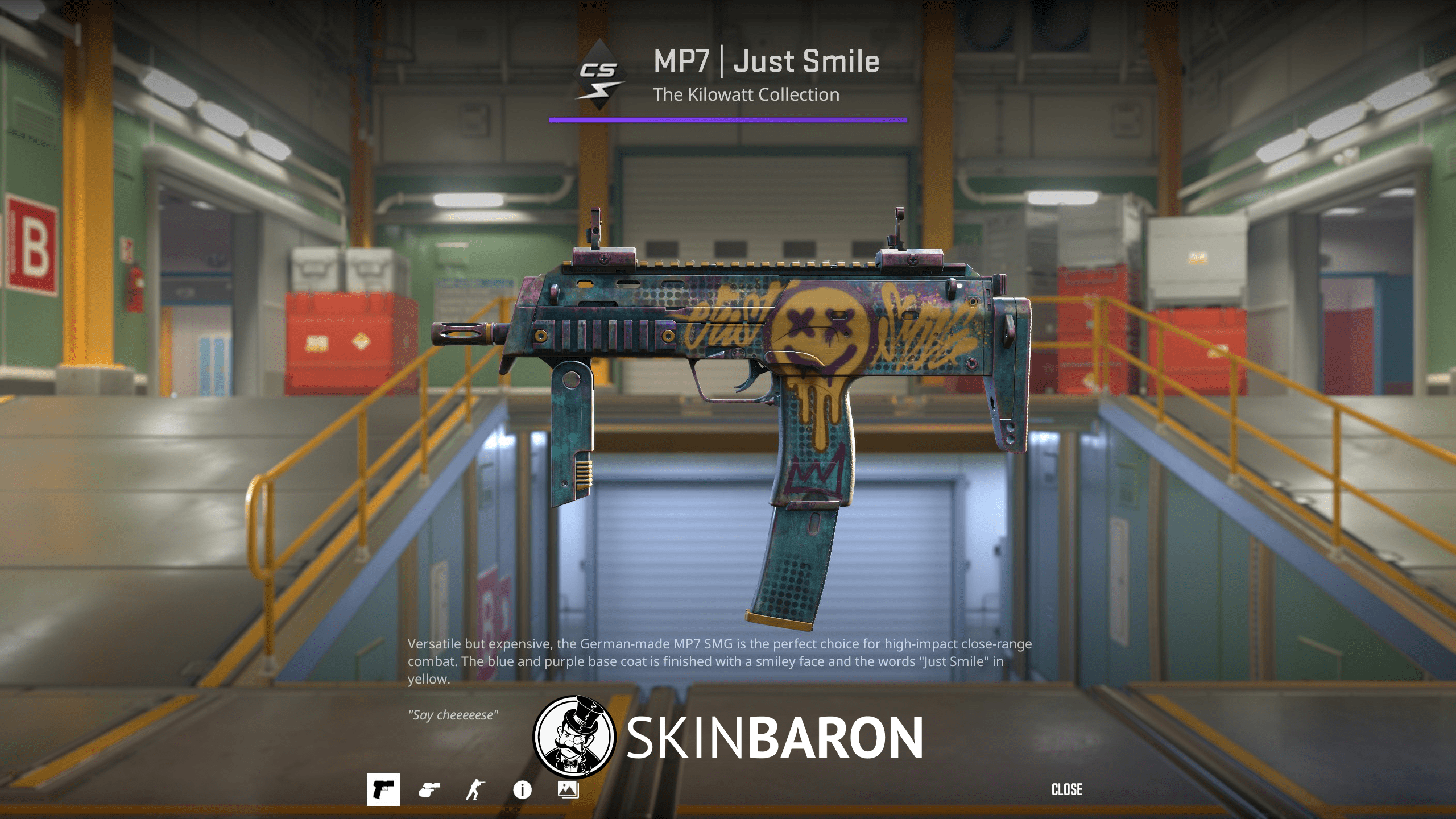 MP7 | Just Smile - Kilowatt Case