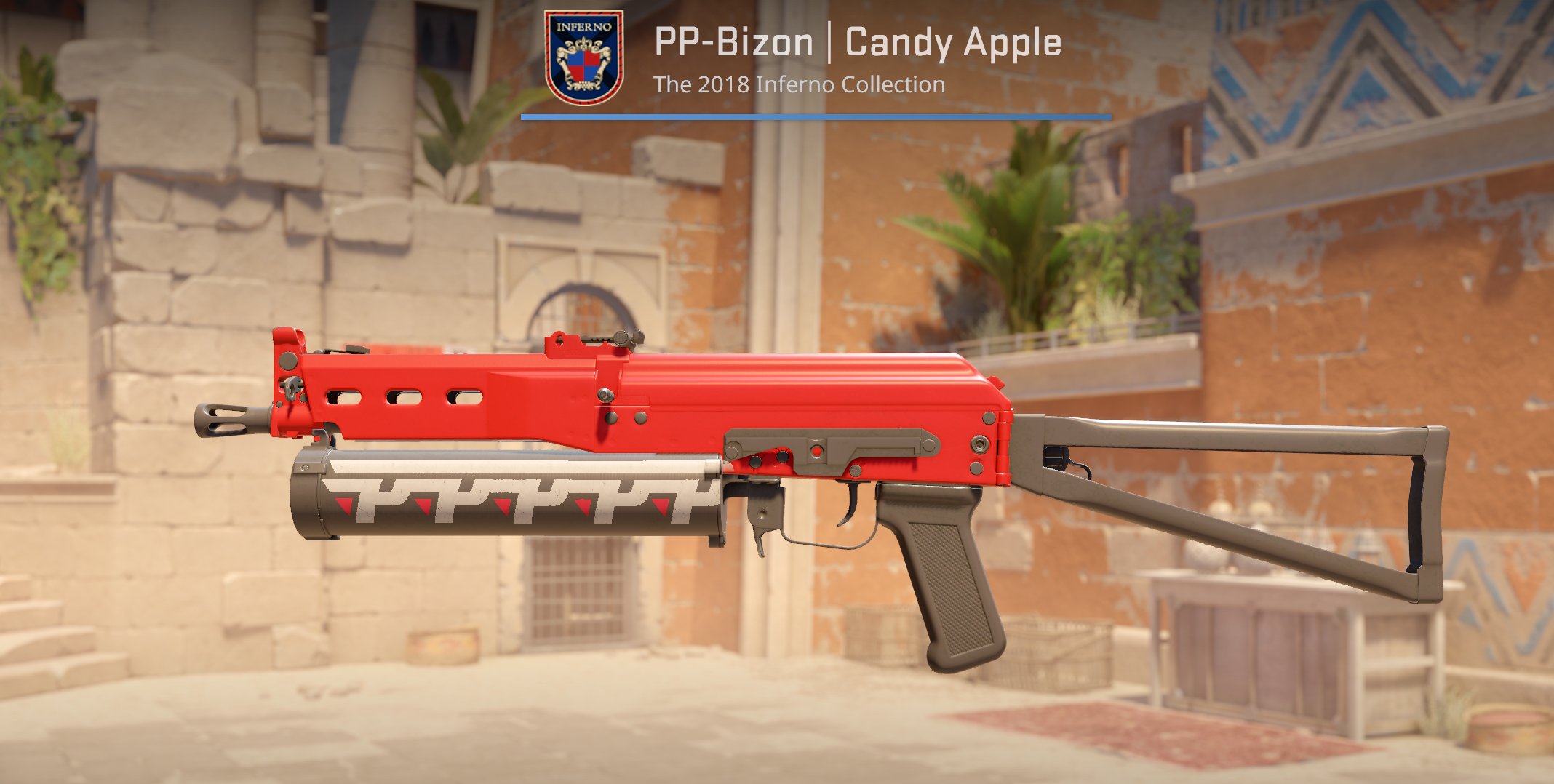 PP-Bizon Candy Apple Sticker craft with paiN Gaming stickers