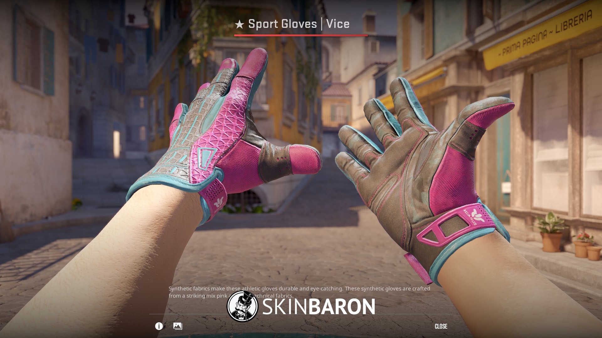 Sport Gloves Vice Factory New, most expensive Counter-Strike skins