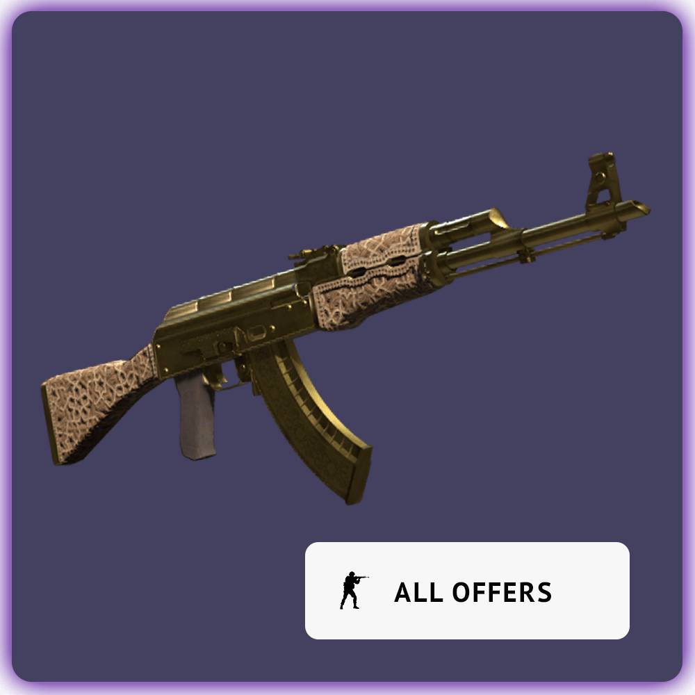 AK-47 Gold Arabesque from Counter-Strike