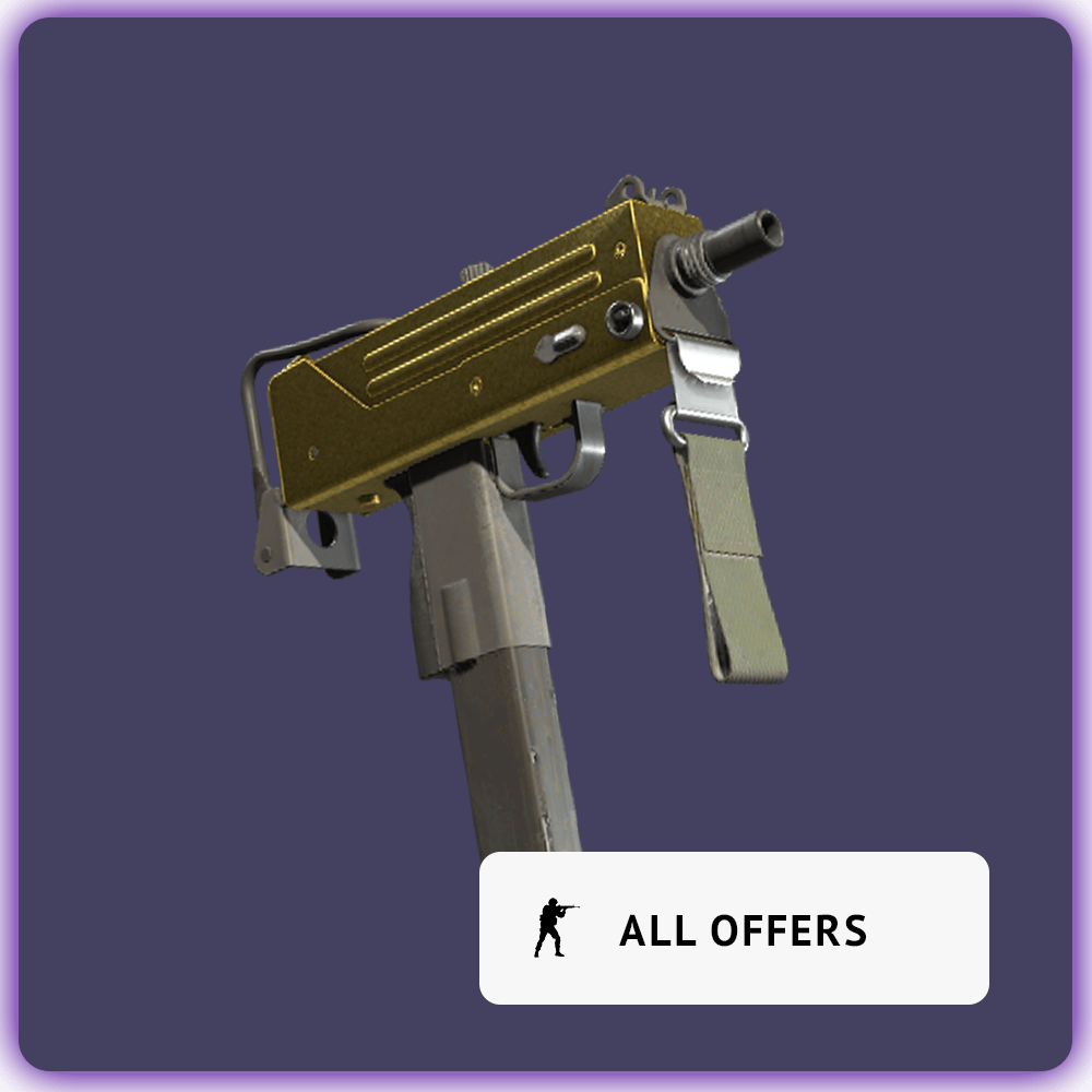 MAC-10 Gold Brick from Counter-Strike