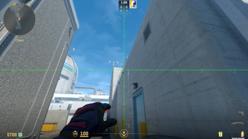 CS2 Update "On the other hand" new crosshair for lining up grenades