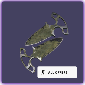 Shadow Daggers Safari Mesh - The cheapest knives you can get in Counter-Strike 2