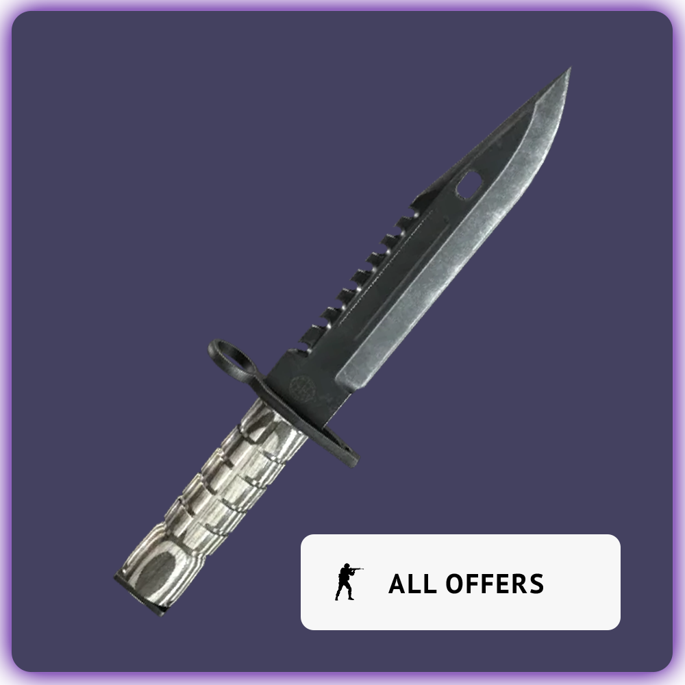 Counter-Strike 2 knife M9 Bayonet Black Laminate