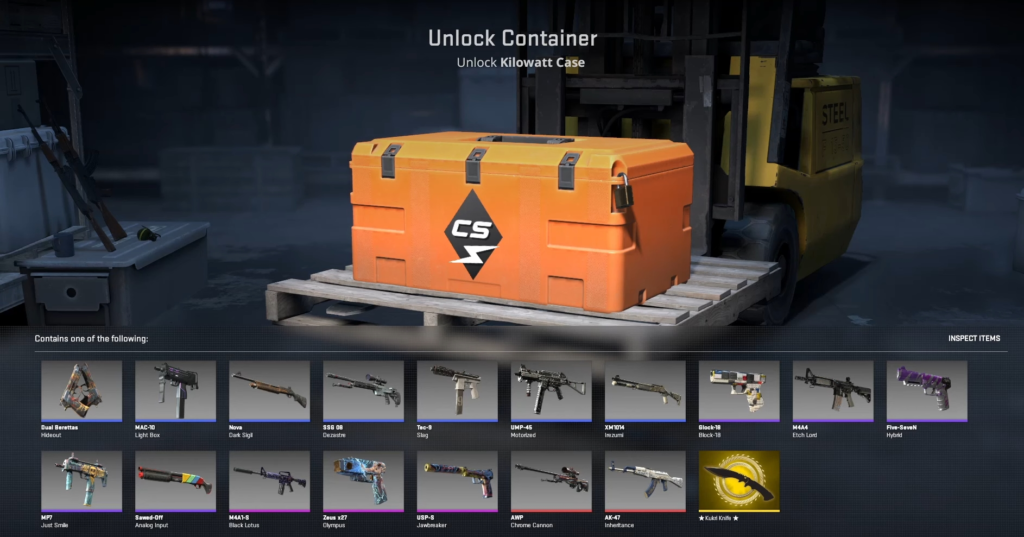 Kilowatt case in Counter-Strike 2