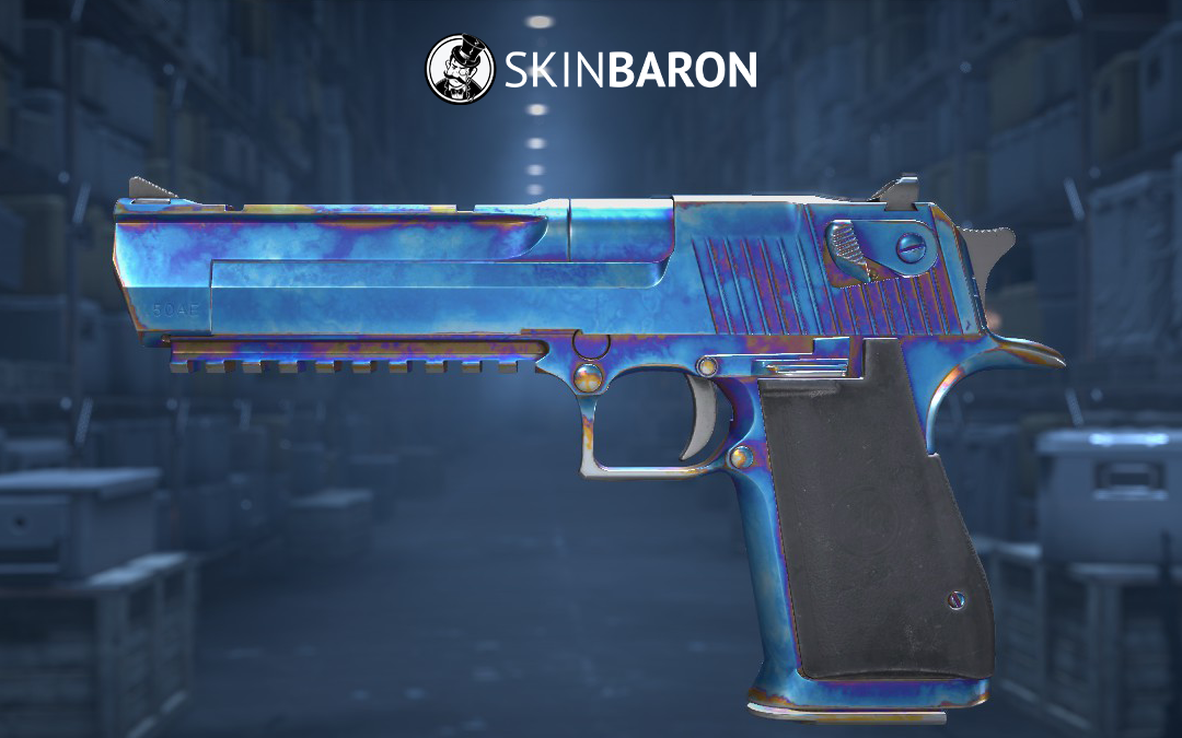 Desert Eagle Heat Treated Blue Gem