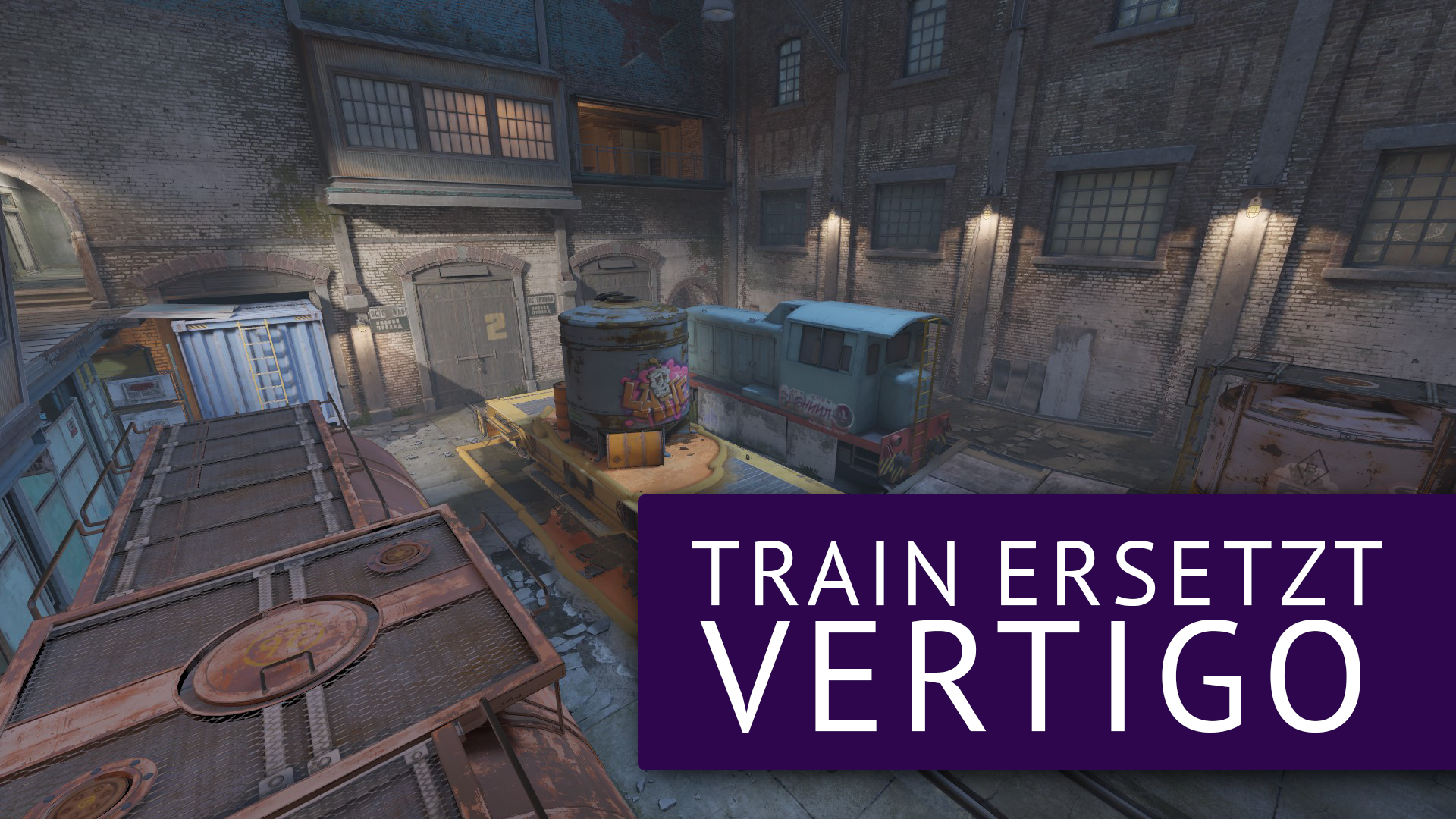 Neuer CS2 Rework von Train ersetzt Vertigo im Map Pool