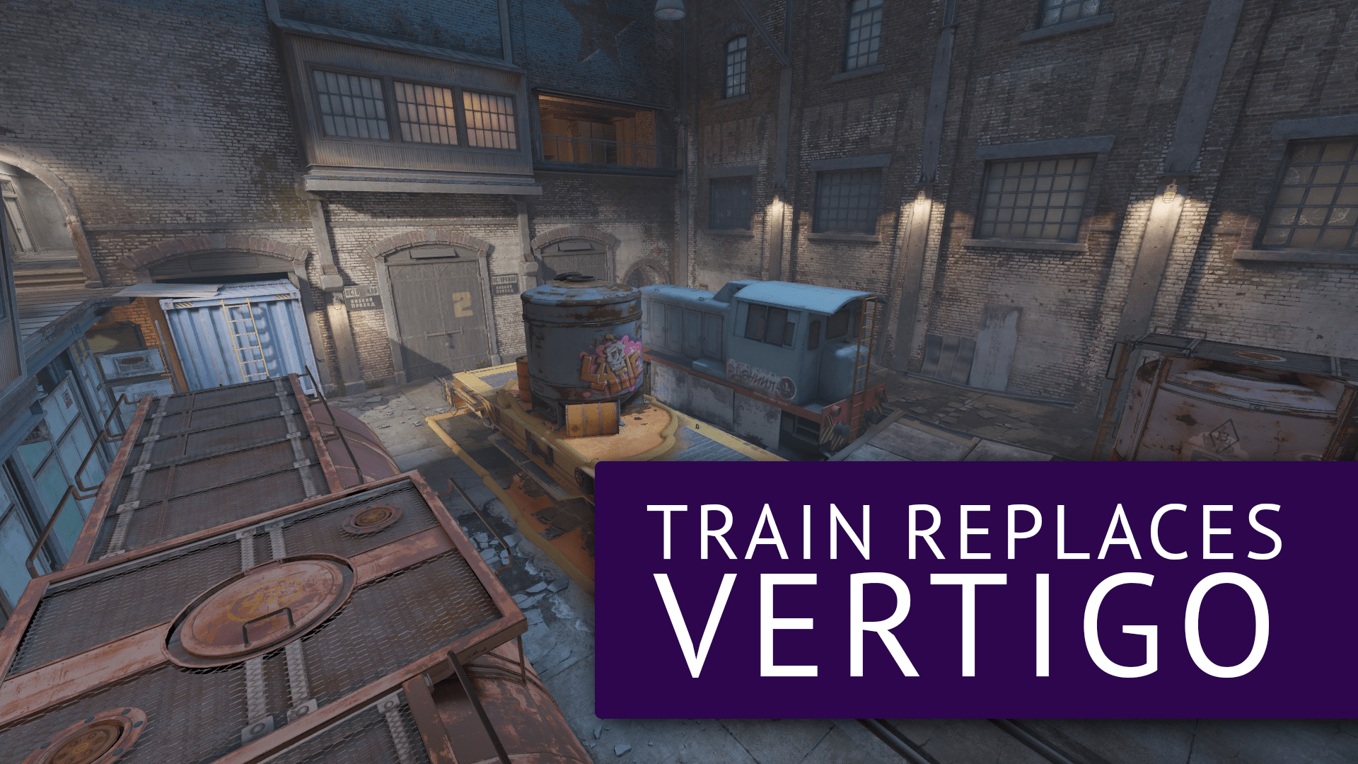 New CS2 Train rework to replace Vertigo in active map pool