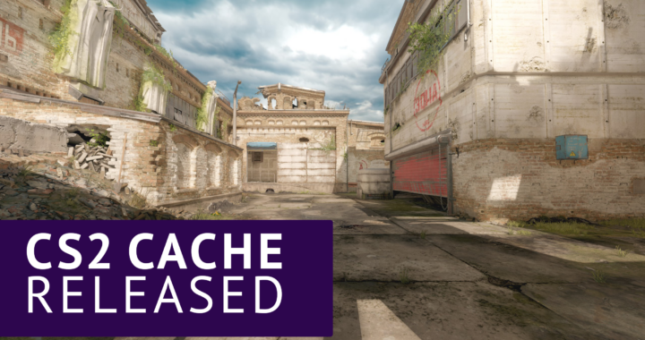 Cache Rework for Counter-Strike 2 Article Thumbnail. Image shows the new mid of the popular CS2 map de_cache.