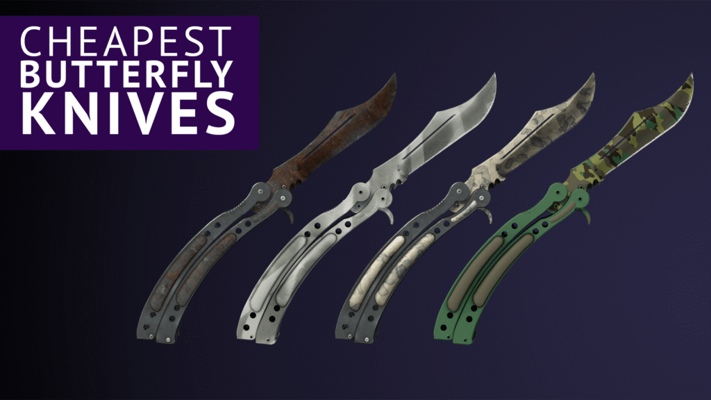 Cheapest Butterfly Knives in Counter-Strike 2