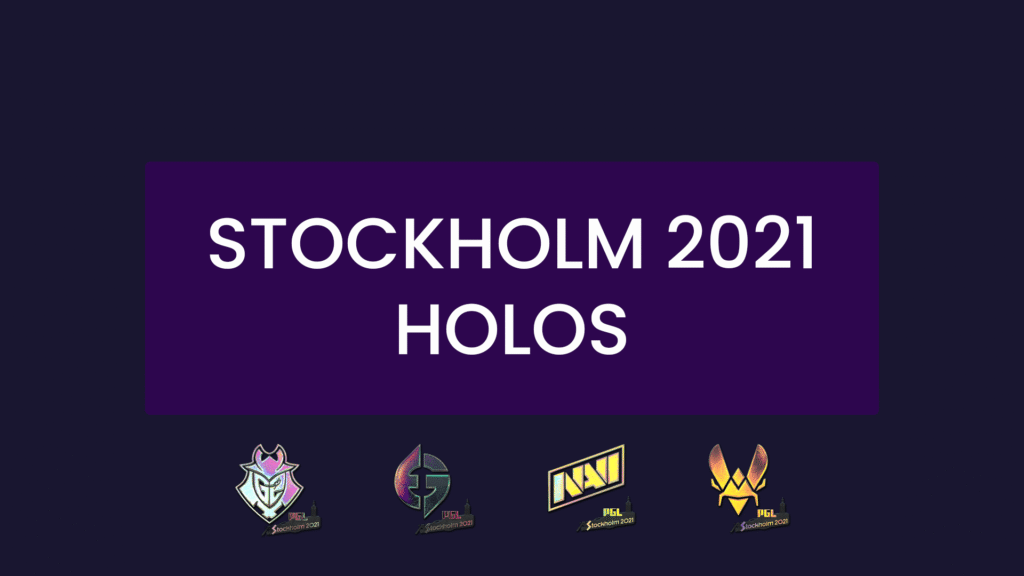 Stockholm 2021 Holo Stickers