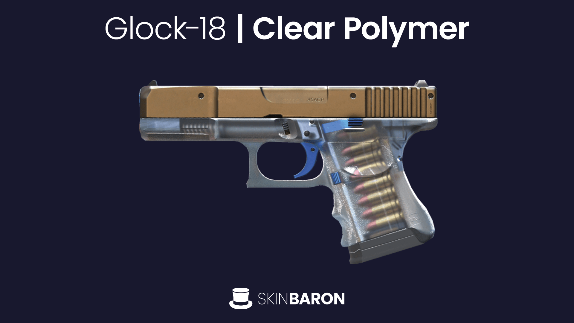 Glock-18 Clear Polymer