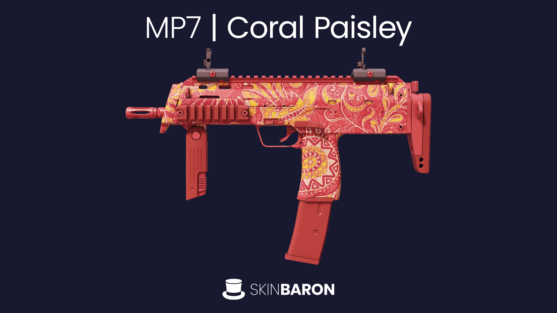 MP7 Coral Paisley