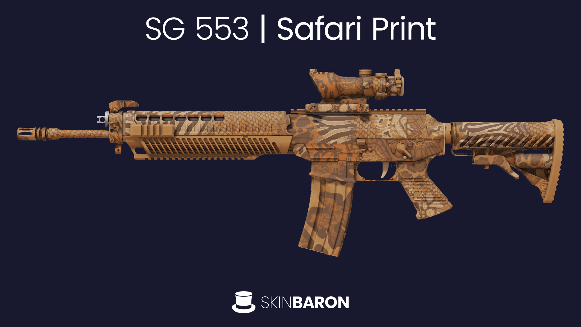 SG 553 Safari Print