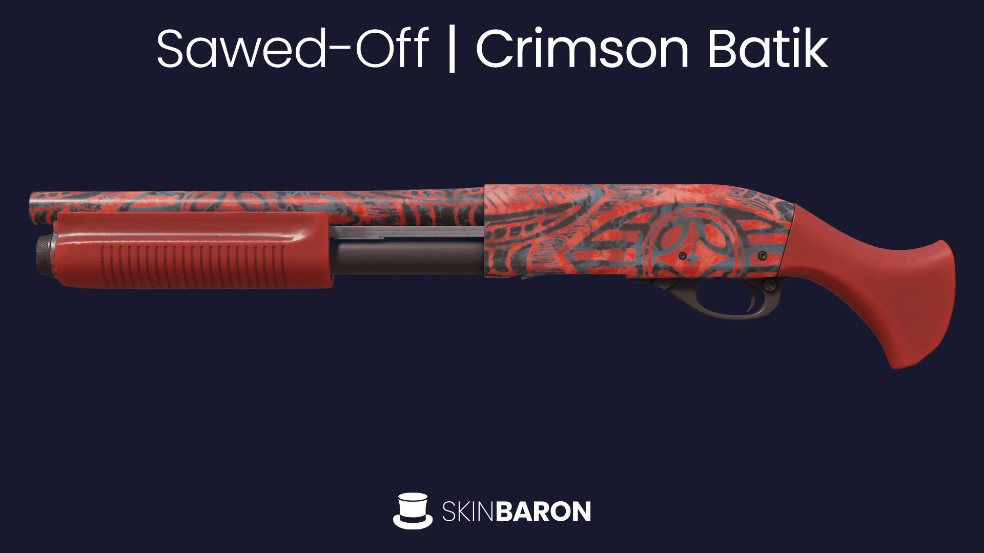 Sawed-Off Crimson Batik